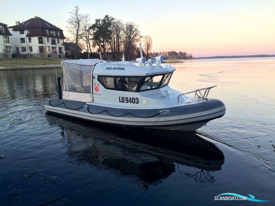 Sea Patrol 360 Gummibåt / Rib 2013, med Suzuki motor, Lettland