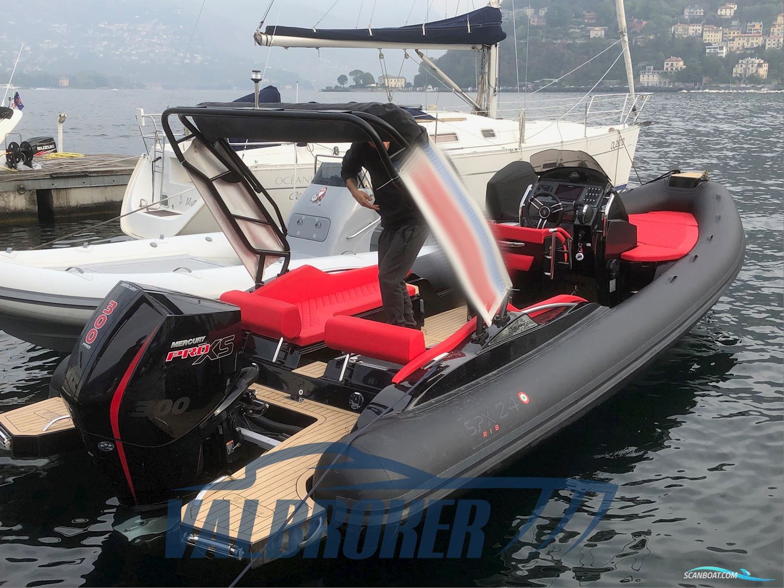 Spx Rib 24 Gummibåt / Rib 2022, med Mercury P300 XL Pxs DS motor, Italien