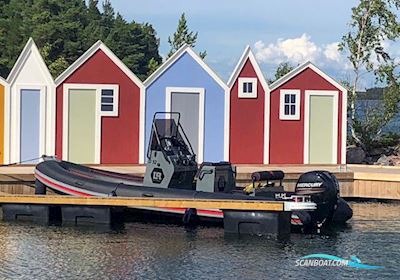 Valiant Med 630 Black Carbon Gummibåt / Rib 2019, med Mercury F150 XL motor, Finland