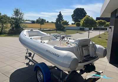 Williams 385 Turbojet Gummibåt / Rib 2011, med Weber motor, Danmark