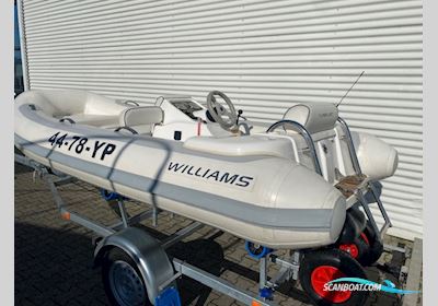 Williams 385 Turbojet Gummibåt / Rib 2009, med Weber motor, Holland