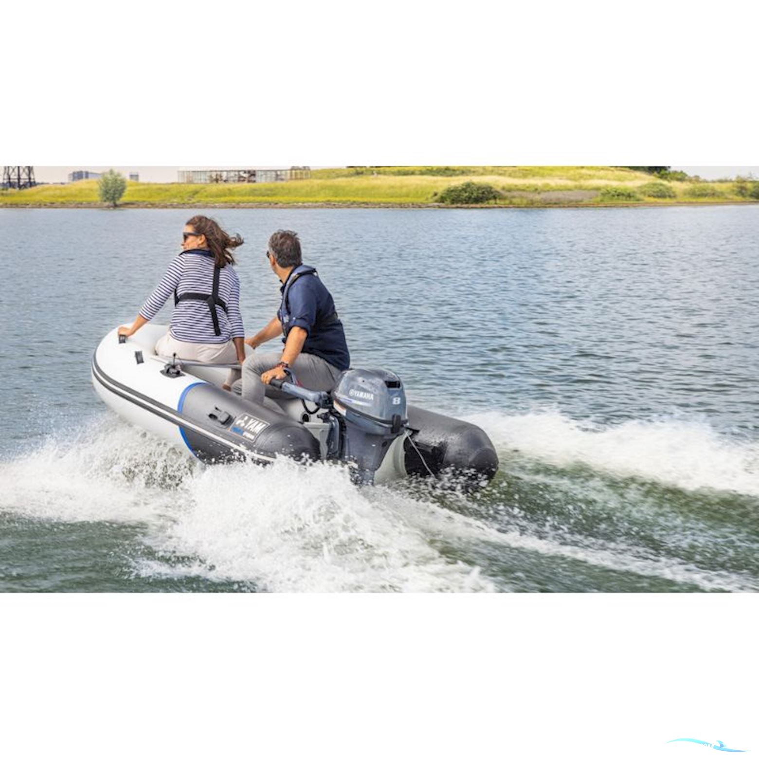 Yamaha Yam 270 Taf Gummibåd Med Rorpind og F8Fmhs Påhængsmotor Gummibåt / Rib 2024, Danmark