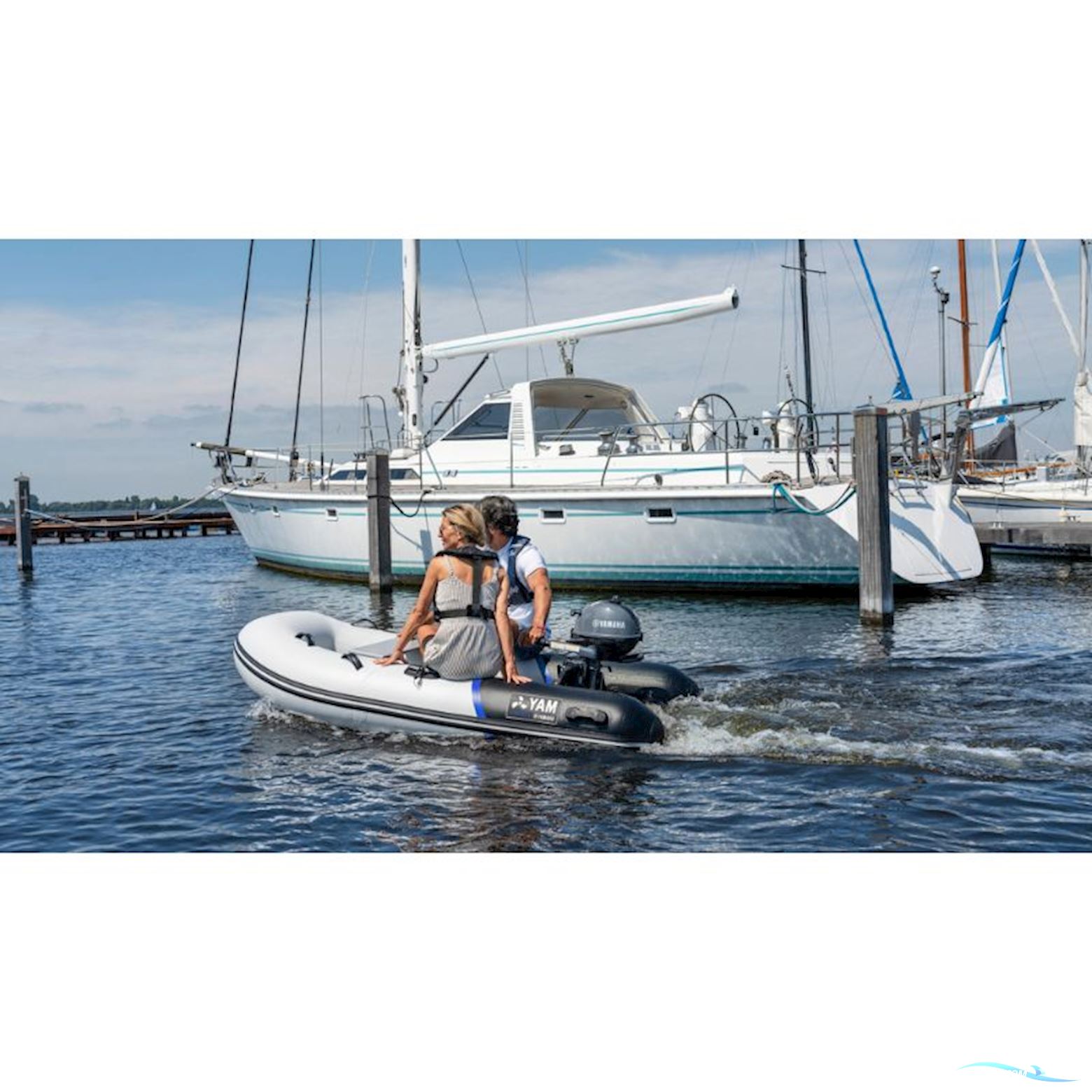 Yamaha YAM 275 Air gummibåd med F2.5BMHS påhængsmotor