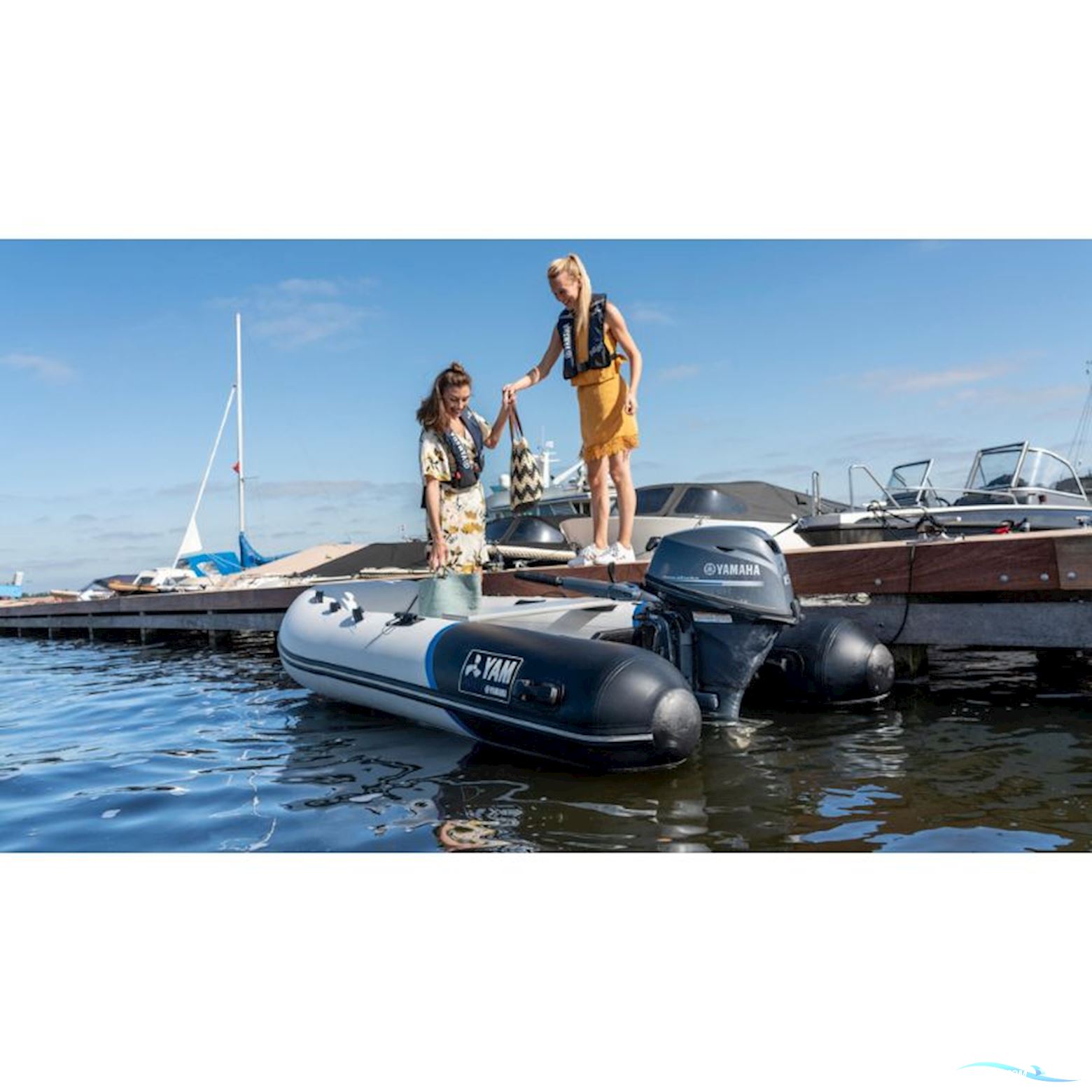 Yamaha Yam 310 Air-V Gummibåd Med F6Cmhs Påhængsmotor