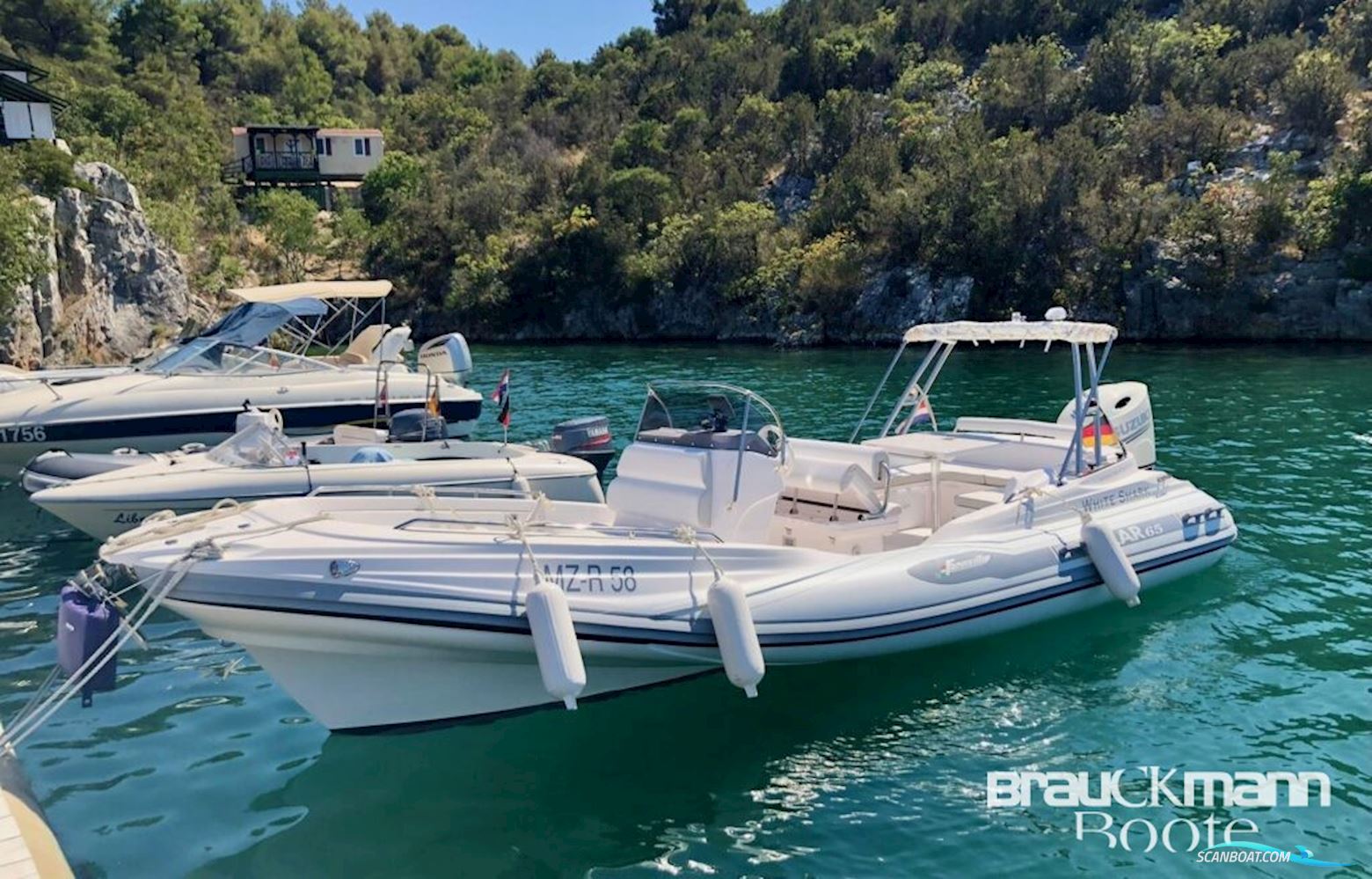 ZAR 65 Gummibåt / Rib 2025, med Suzuki motor, Kroatien