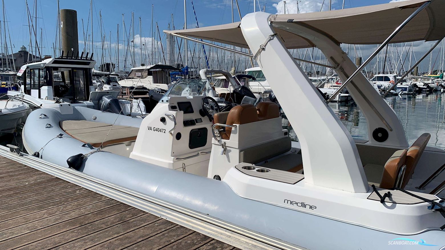 Zodiac Medline 7.5 Gummibåt / Rib 2022, med Suzuki motor, Frankrike