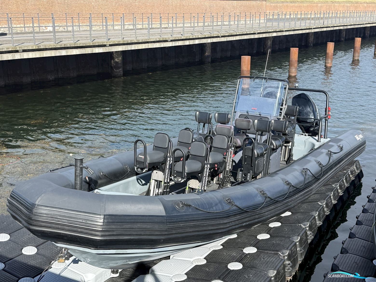 Zodiac Milpro Ssr8.75 Med Nye Motorer. Den Ultimative Rib Til Alt. Gummibåt / Rib 2013, med Suzuki motor, Danmark