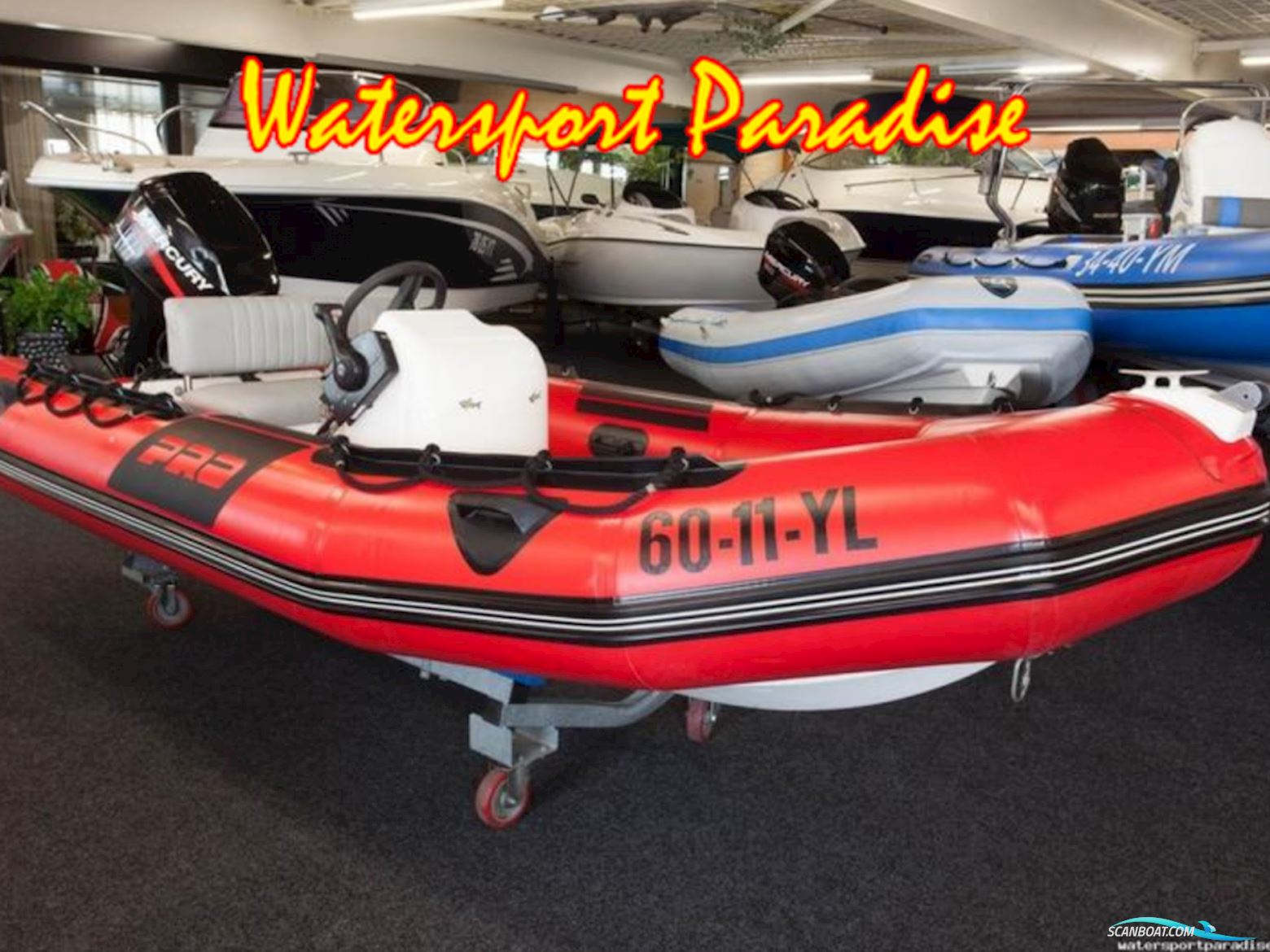Zodiac Pro 7 Gummibåt / Rib 2004, med 40 pk - 4 Stroke motor, Holland