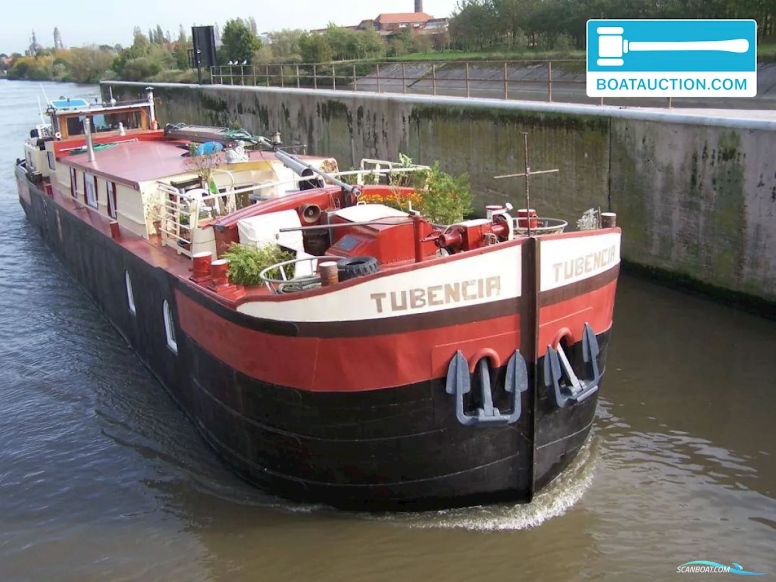 Arsenal de Cherbourg Freycinet Hausboot / Flussboot 1950, mit Baudouin Dnp 6 Diesel 1950 motor, Belgien