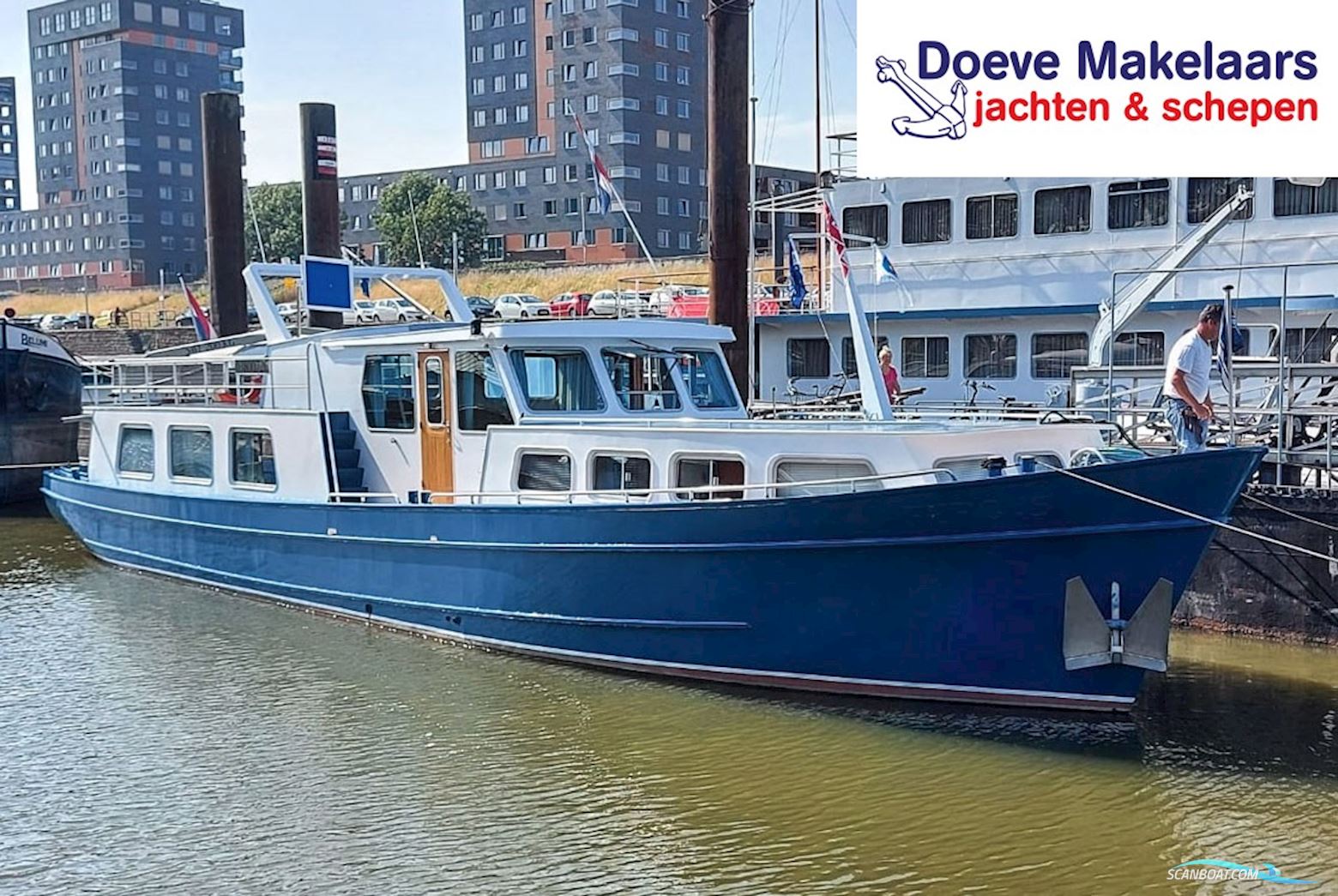 De Plaete 22.00 One-Off, CBB Rijn  Hausboot / Flussboot 1990, mit DAF<br />DKS 1160 M motor, Niederlande