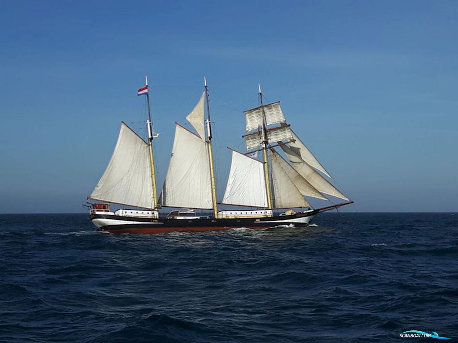 Drie mast Topzeil Schoener Swaensborgh