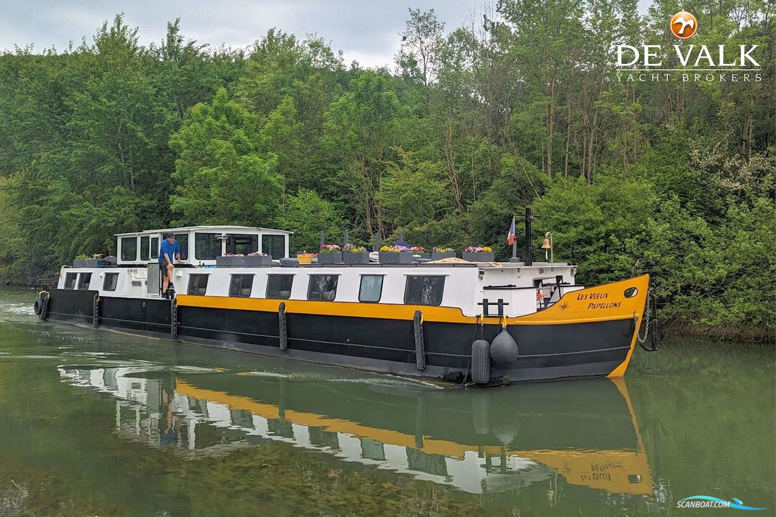Houseboat 22 Meter Hausboot / Flussboot 1997, mit Perkins motor, Frankreich
