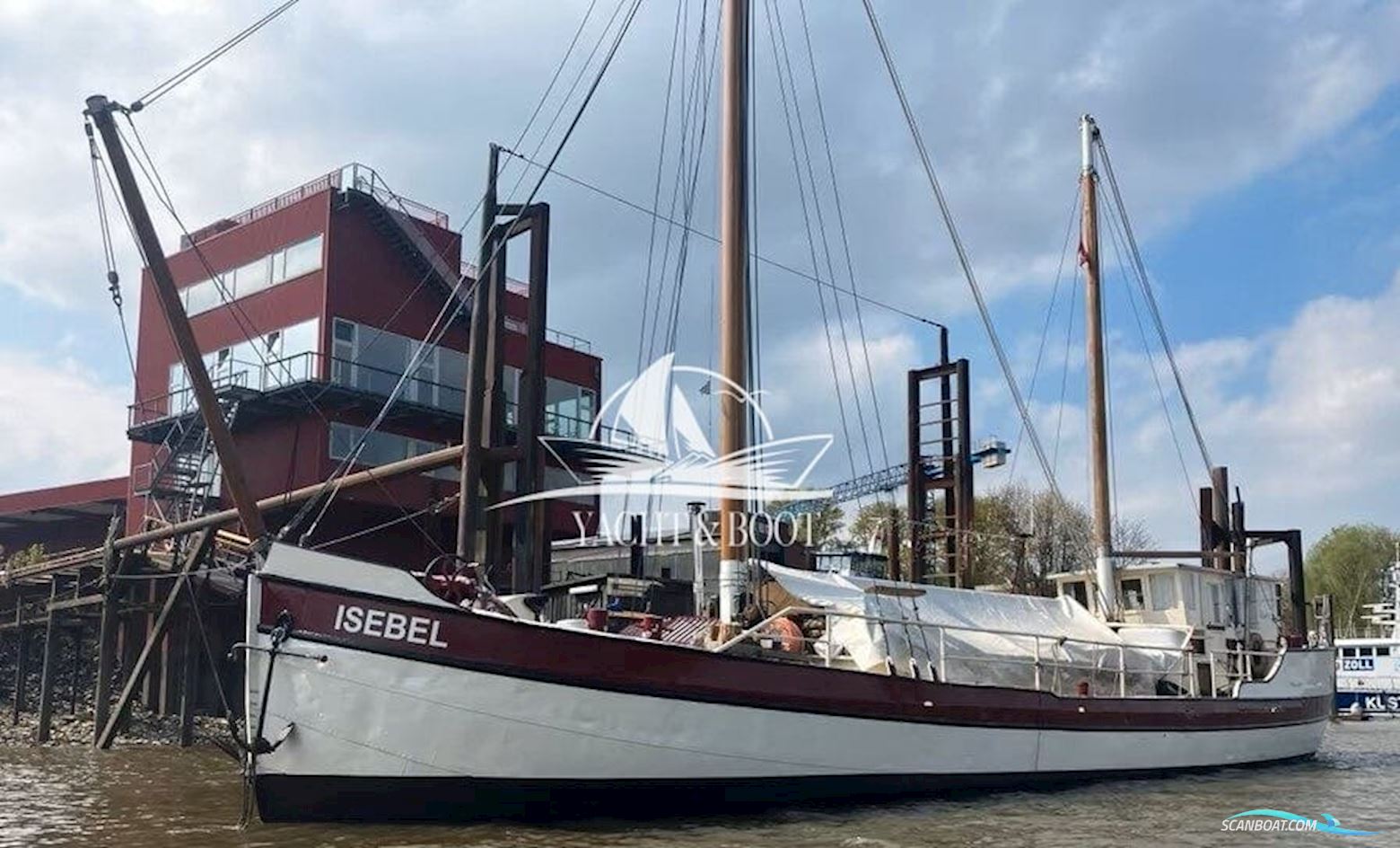 Lukas Mulder Werft Motor - Frachtewer Hausboot / Flussboot 1907, mit MAN Diesel motor, Deutschland