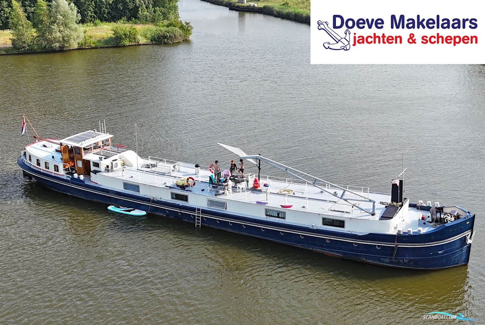 Luxe Motor 36.72, Cbb Rijn Hausboot / Flussboot 1923, mit GM Detroit<br />671 motor, Niederlande