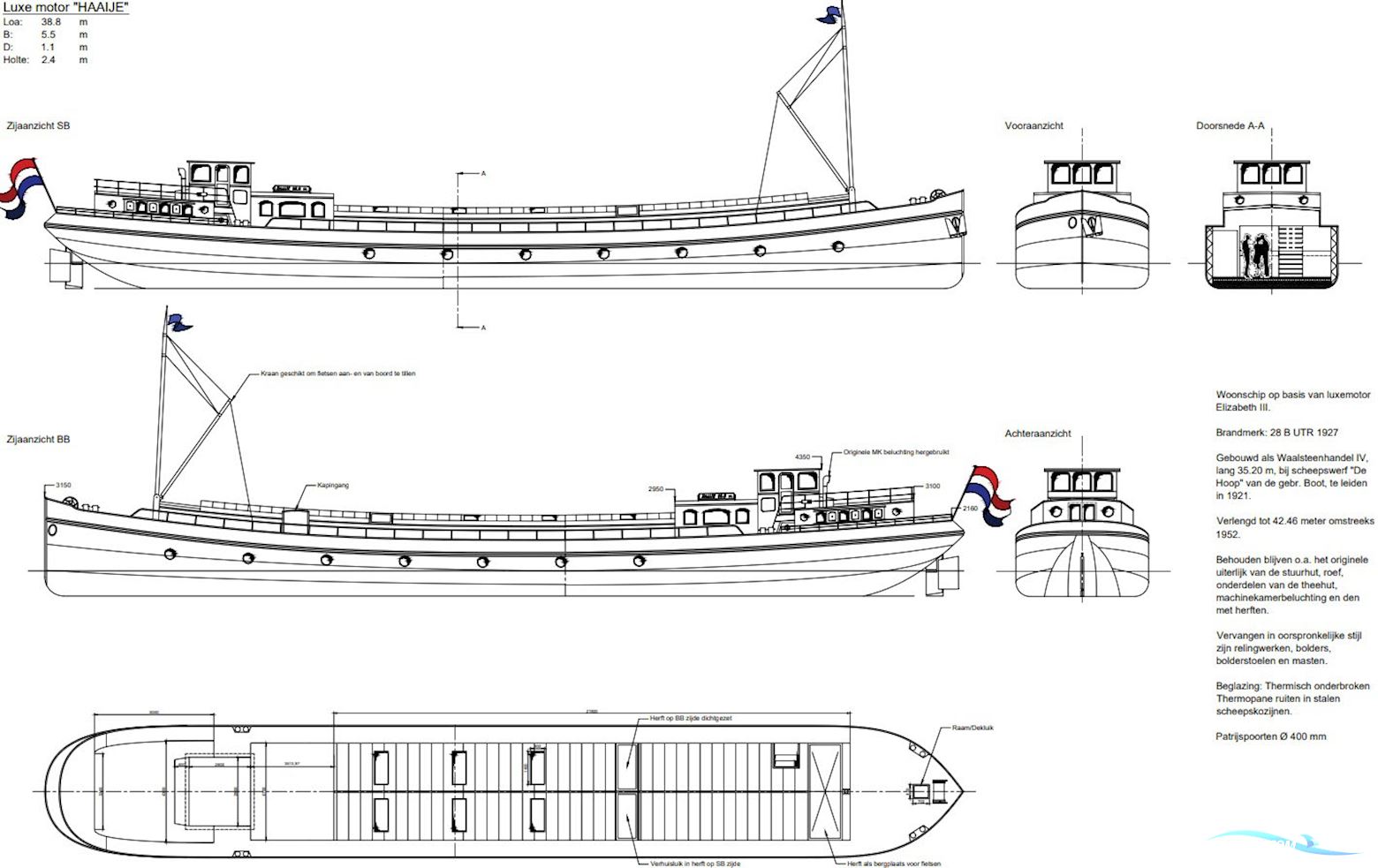 Luxe Motor Elizabeth III 42.46 casco