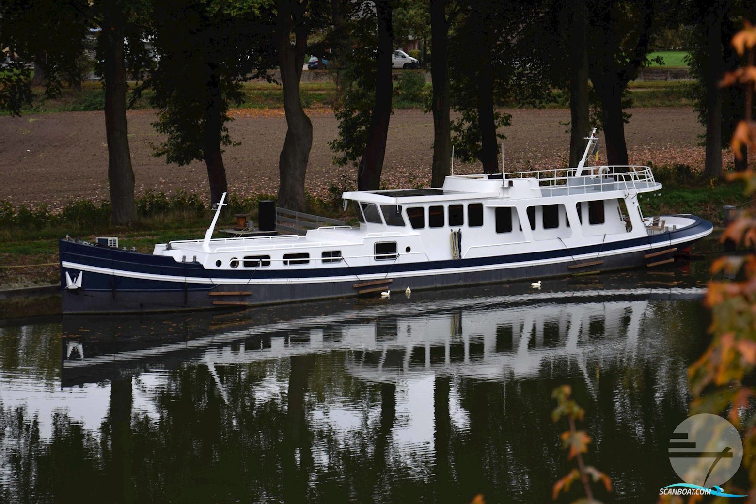 Luxemotor 24.75 Hausboot / Flussboot 1929, mit Volvo Penta TD710G motor, Belgien