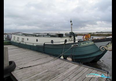 Motorplatbodem Varend Woonschip Hausboot / Flussboot 1995, mit Daf motor, Niederlande