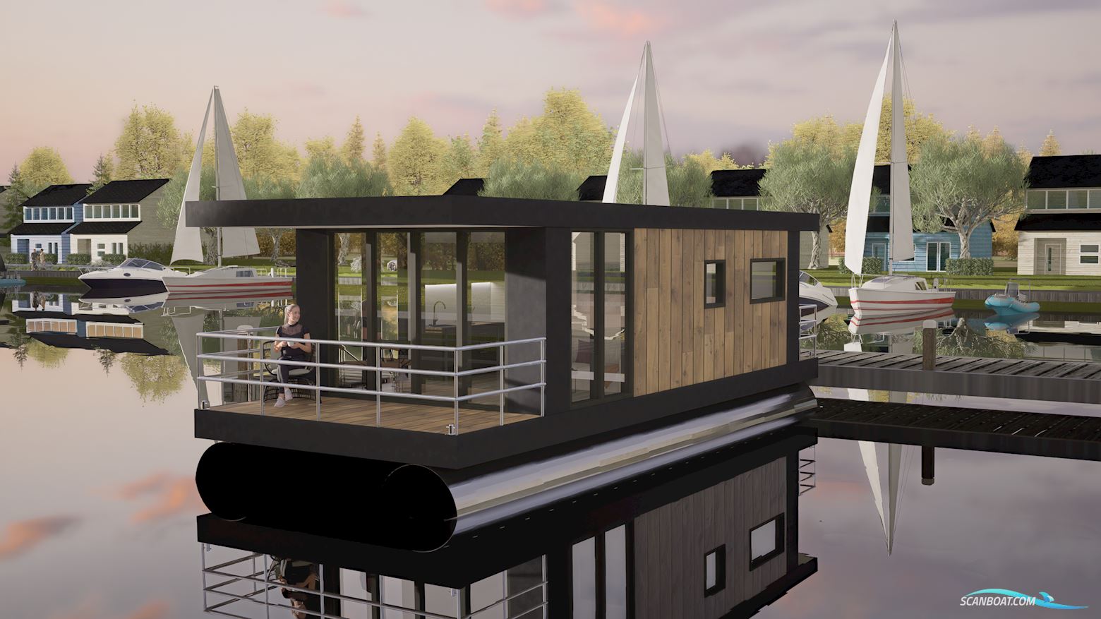 SL Houseboat Kerkdriel Inclusief Ligplaats Hausboot / Flussboot 2024, Niederlande