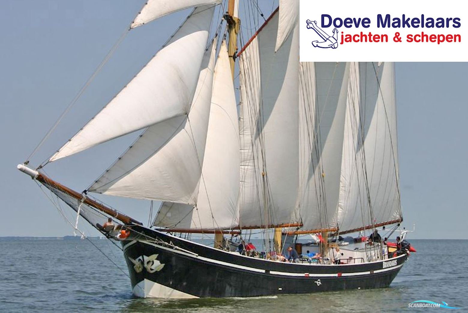 Topzeilschoener 26 hotelgasten Hausboot / Flussboot 1905, mit DAF<br />1160 motor, Niederlande