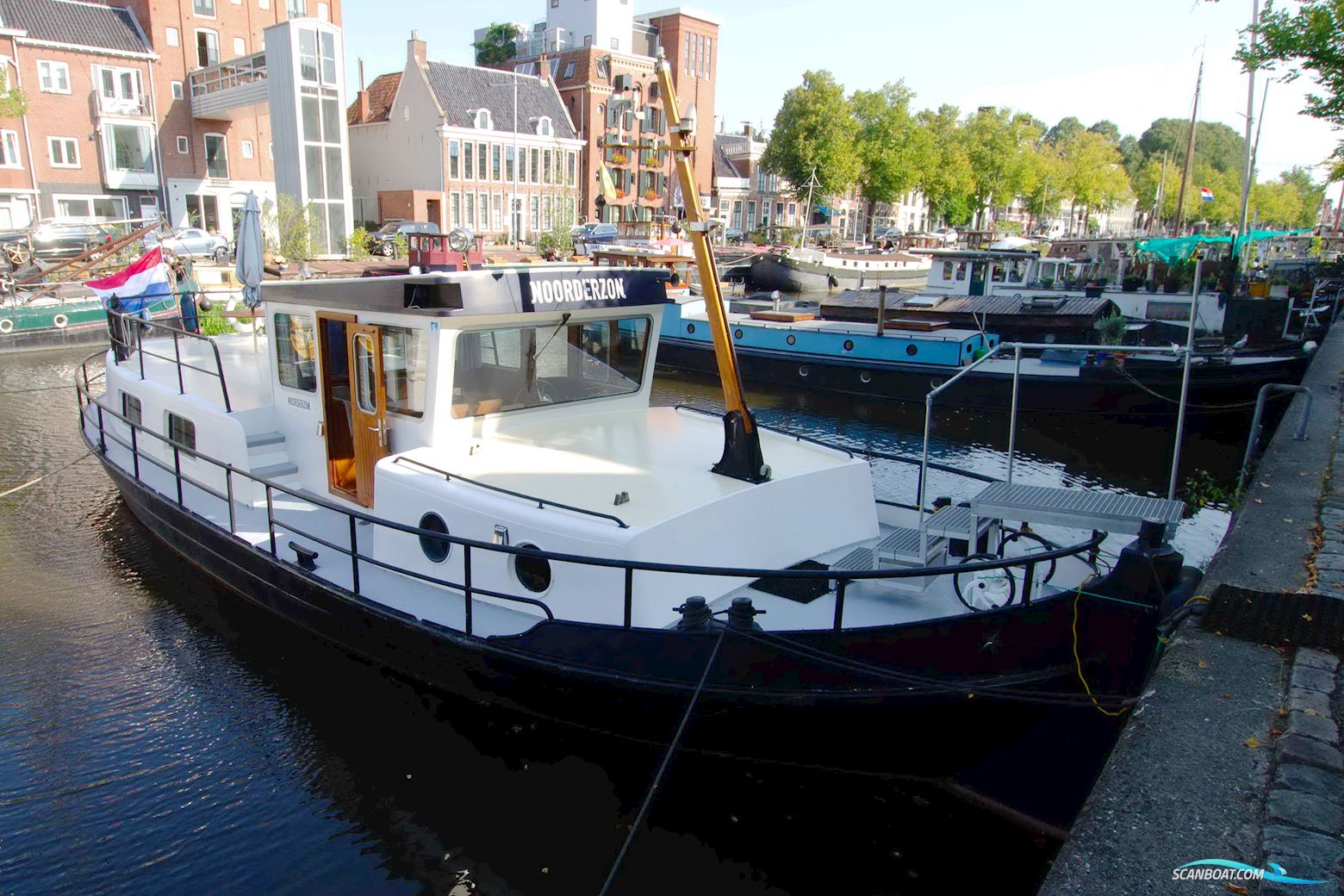 Varend Woonschip Hausboot / Flussboot 1957, mit Daf 615 motor, Niederlande