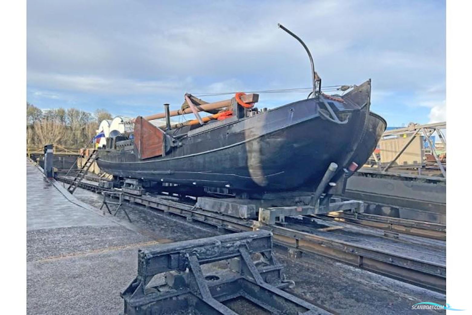 Zeilend Woonschip Woonschip Met Vaste Ligplaats