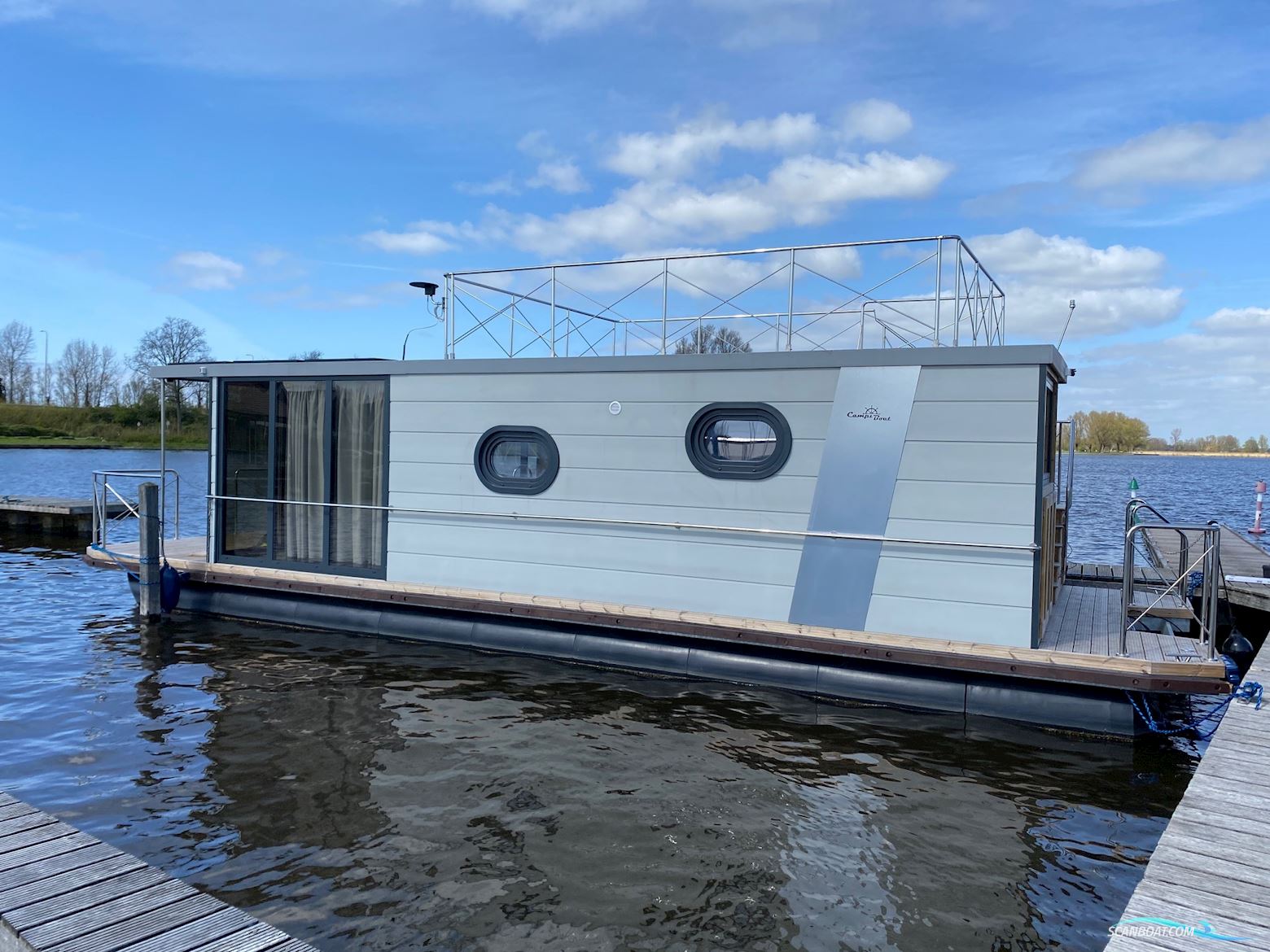 Campi 400 Houseboat Huizen aan water 2021, met Yamaha motor, The Netherlands