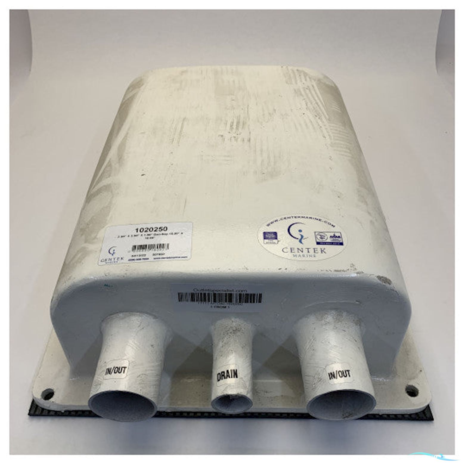 Centek 1020250 Exhaust - Water Separator - Muffler 2.5 - 1.5 Inch