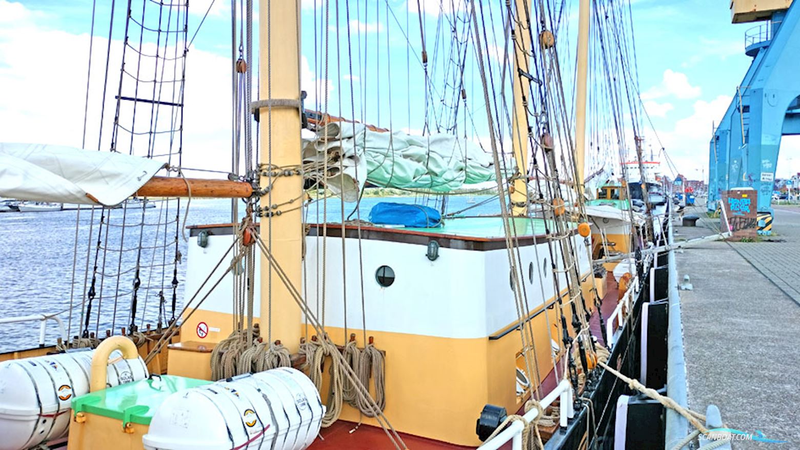 Drie mast Topzeil Schoener Swaensborgh