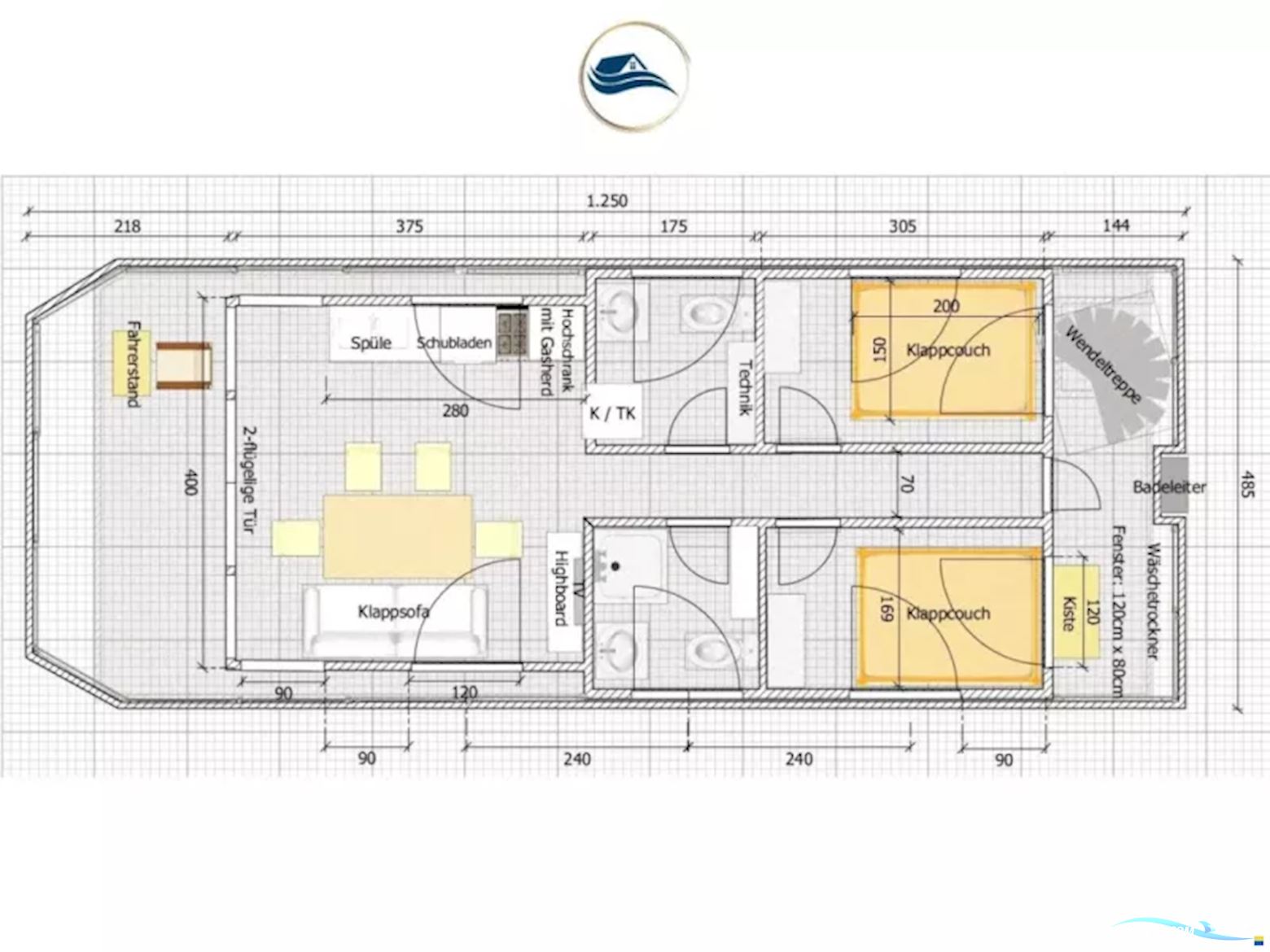 Hausboot Editha