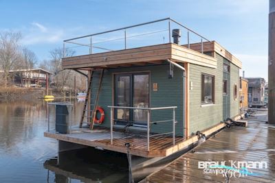 Hausboot-Manufaktur Finkenriek 58 Huizen aan water 2025, met Honda motor, Duitsland