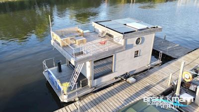 Hausboot-Manufaktur Tiny 46 Huizen aan water 2025, met Honda motor, Duitsland