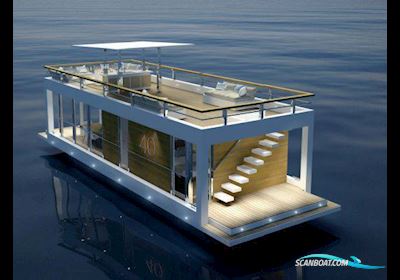 Houseboat The Yacht House 40 Huizen aan water 2024, met 2x 40 pk Mercury motor, Norway