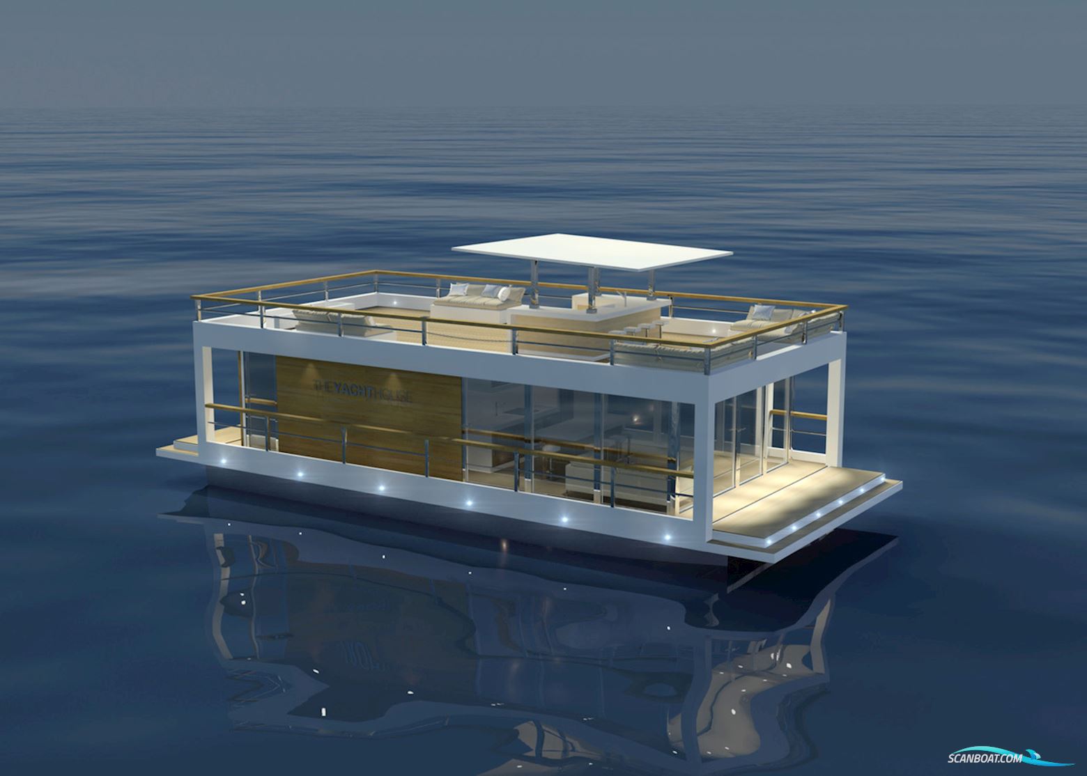 Houseboat The Yacht House 50 Huizen aan water 2024, met 2x 40 pk Mercury motor, Norway