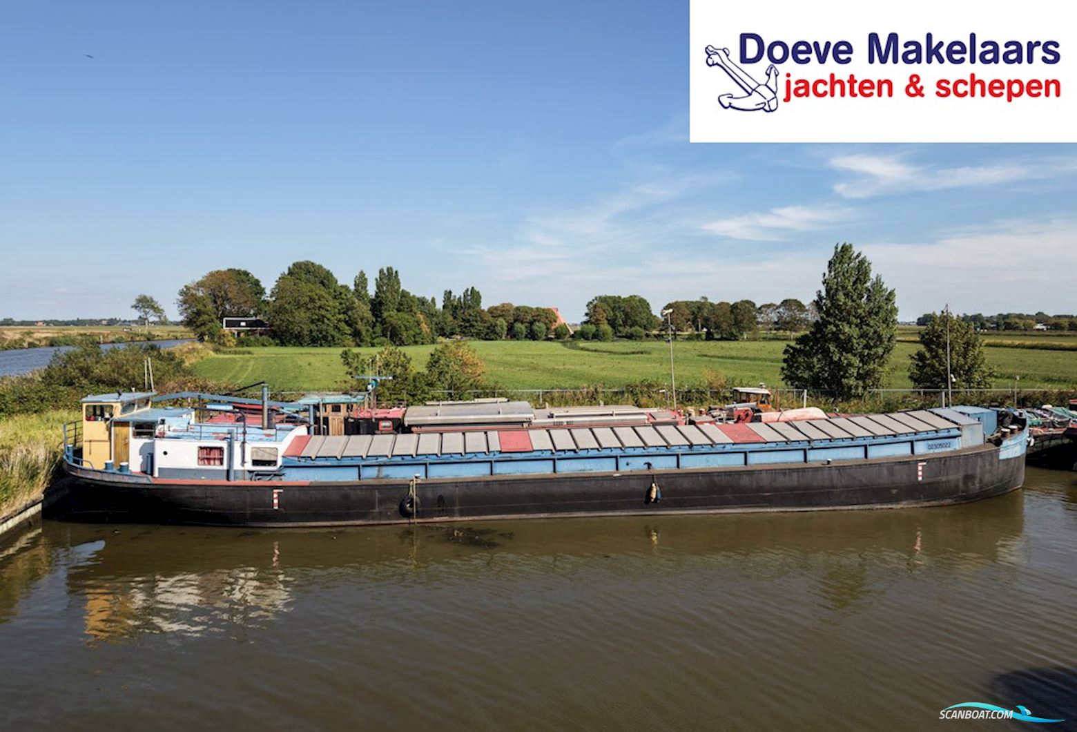 Kastje Varend Woonschip 38.89 Ubc Huizen aan water 1930, met Daf<br />DS575 M motor, The Netherlands