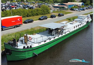 Rijn Hotel / Passagiersschip 19 Passagiers Huizen aan water 1929, met Kmd Daf<br />WS II-V motor, The Netherlands