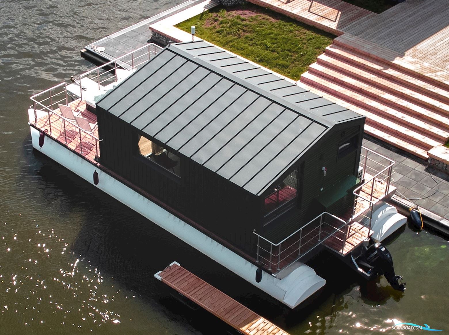 Twin M-Cabin Houseboat Huizen aan water 2024, Litauen