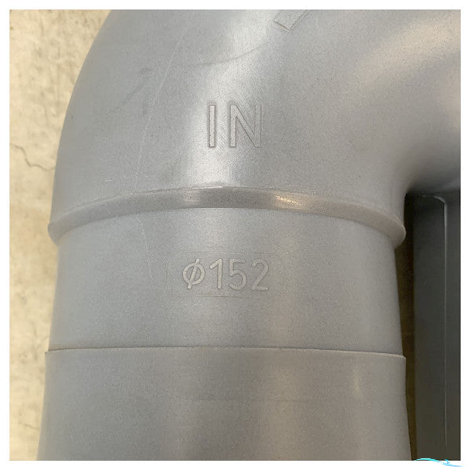 Vetus LT152 152 mm Gooseneck Exhaust Muffler LT