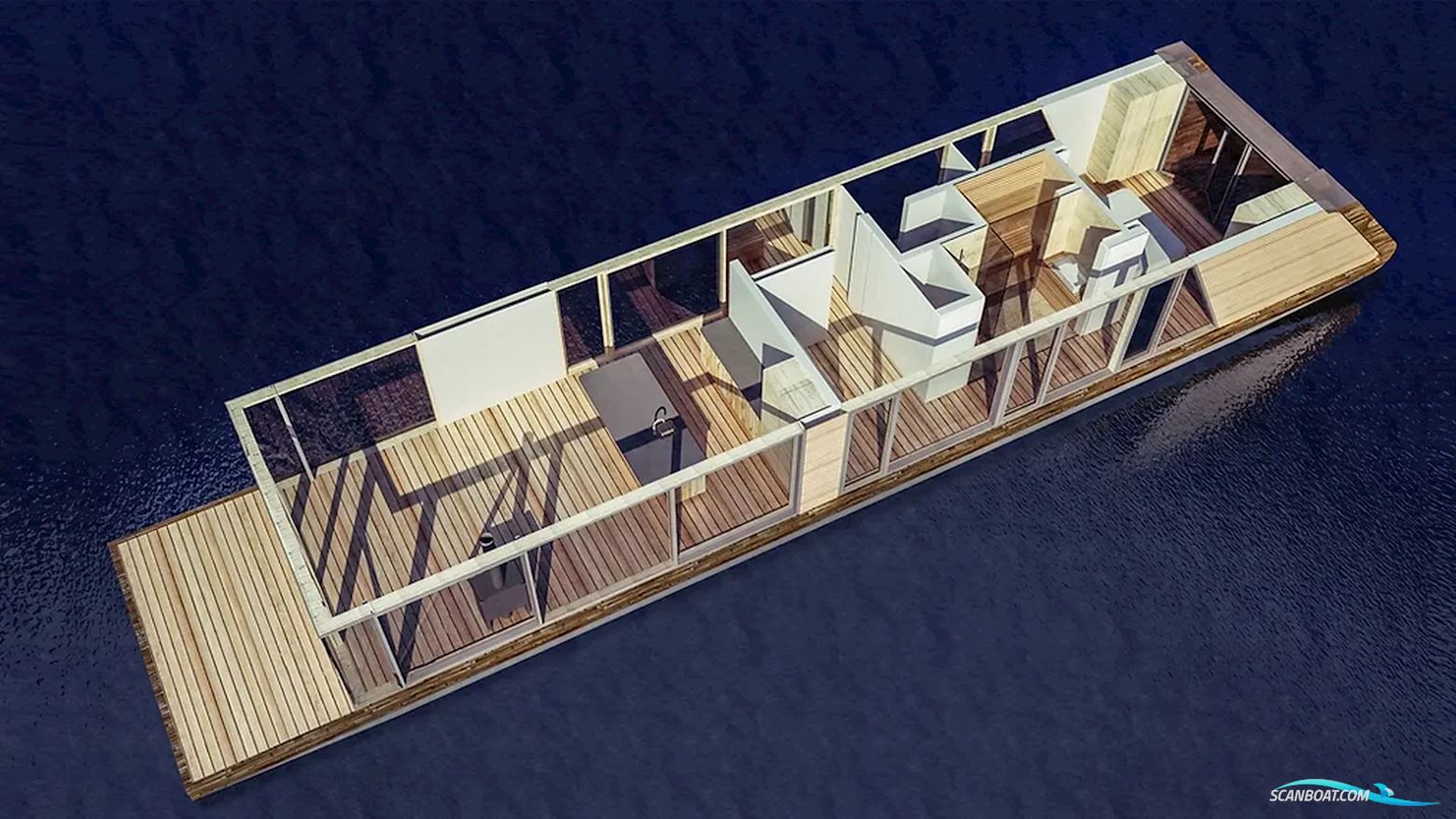 Waterloft "Ohana" - Eksklusiv sejlende husbåd / Wohnschiff (2022)