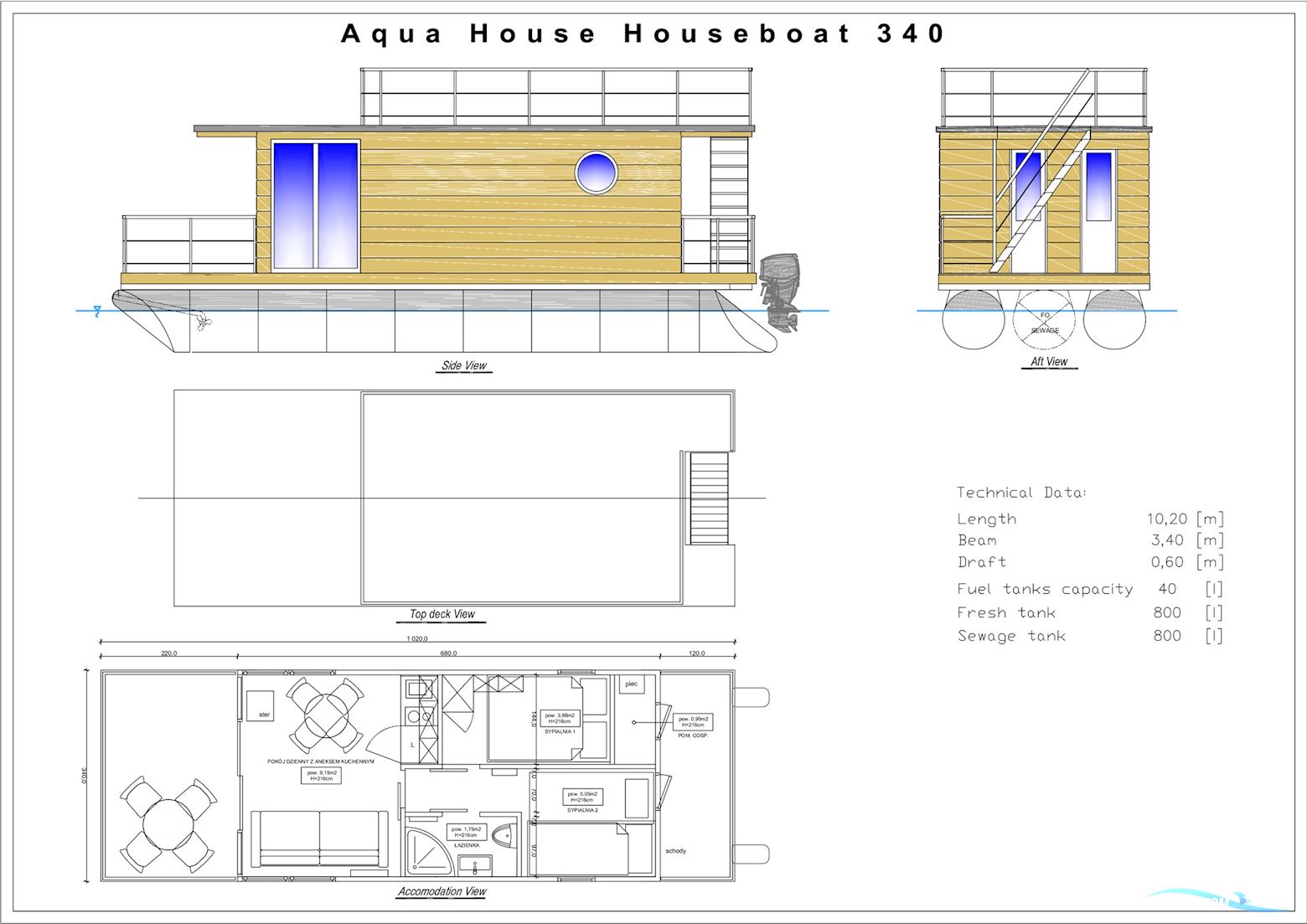 Aqua-House Hausboot Harmonia 310