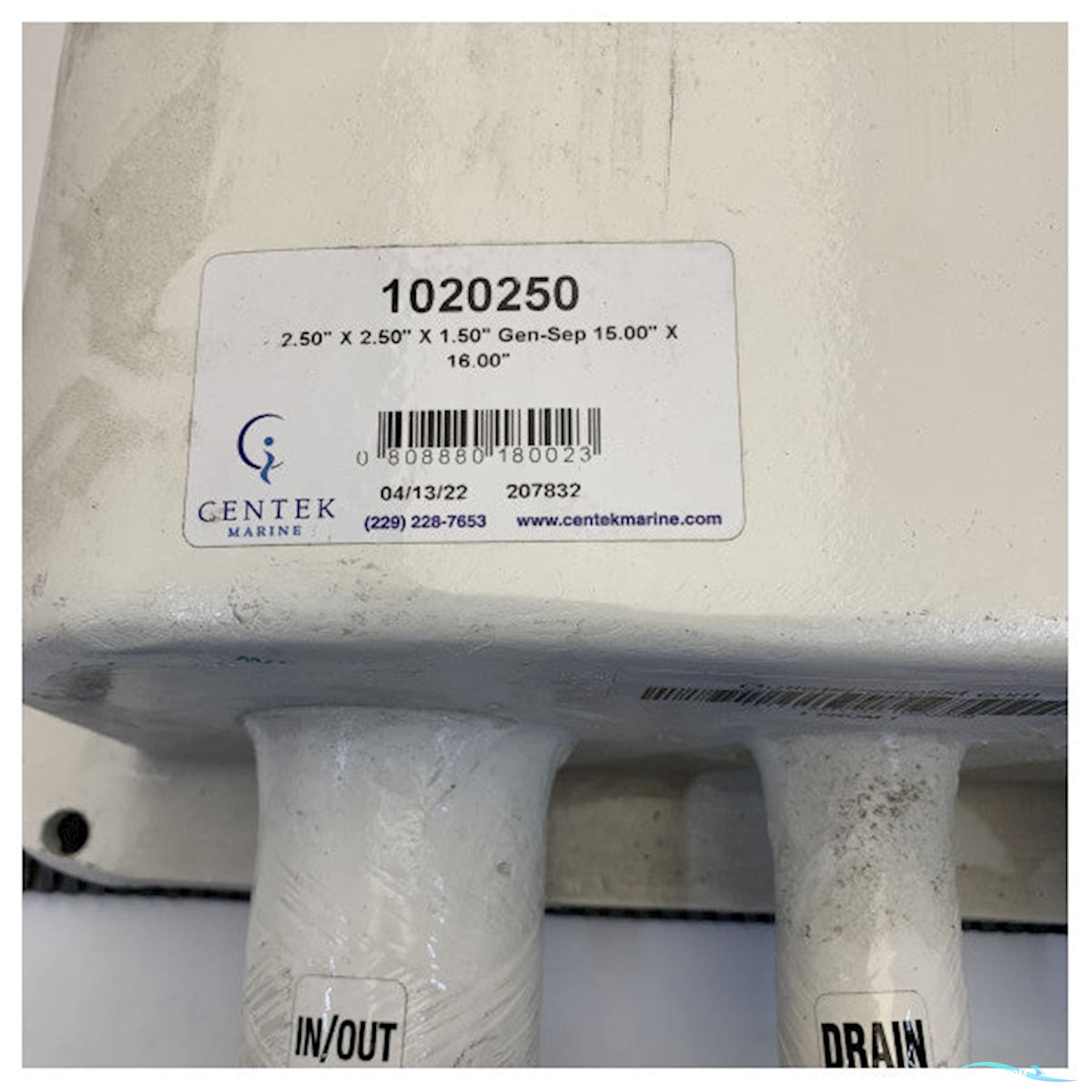 Centek 1020250 Exhaust - Water Separator - Muffler 2.5 - 1.5 Inch