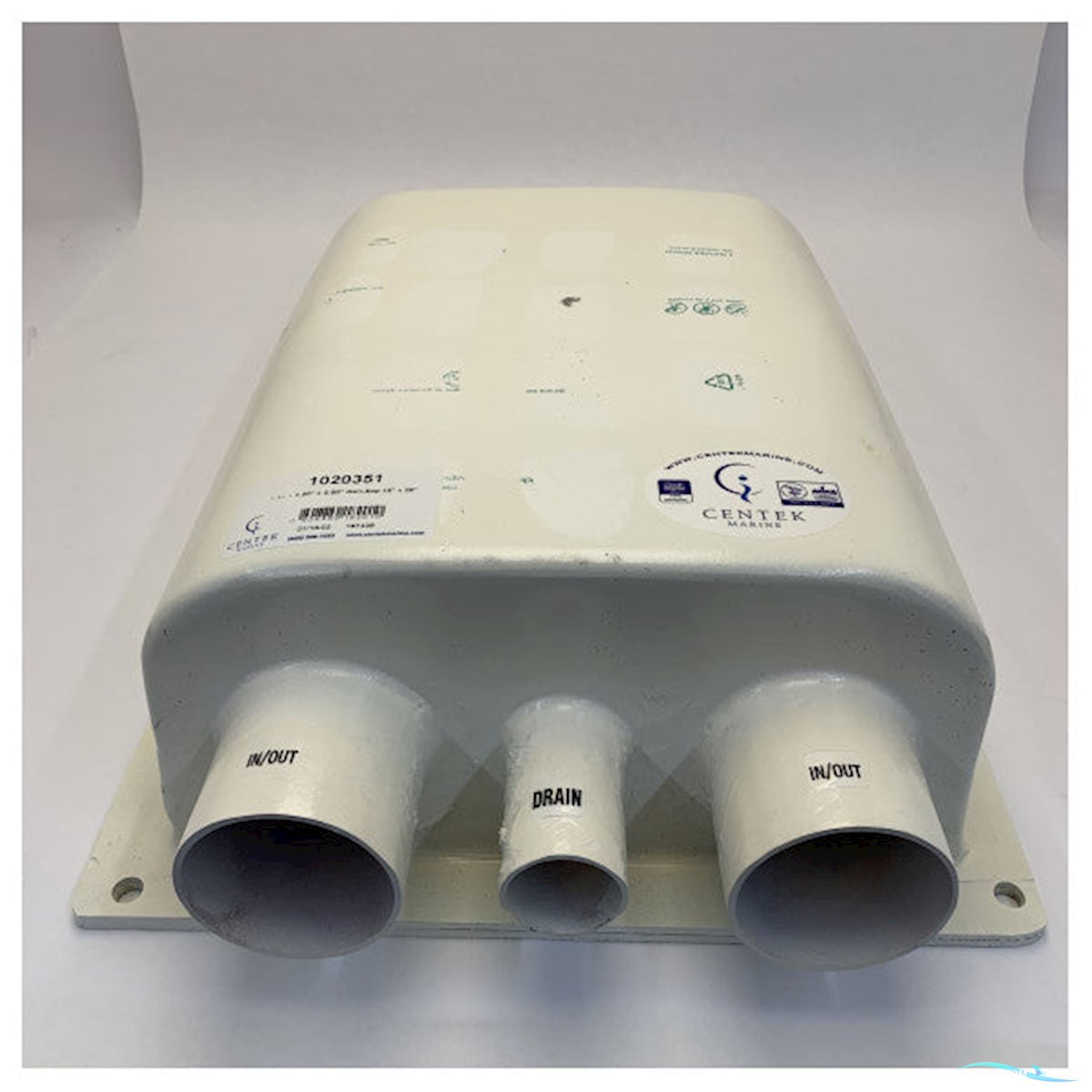 Centek 1020351 Generator Exhaust Gas | Water Separator 89 mm - 3.5 Inch