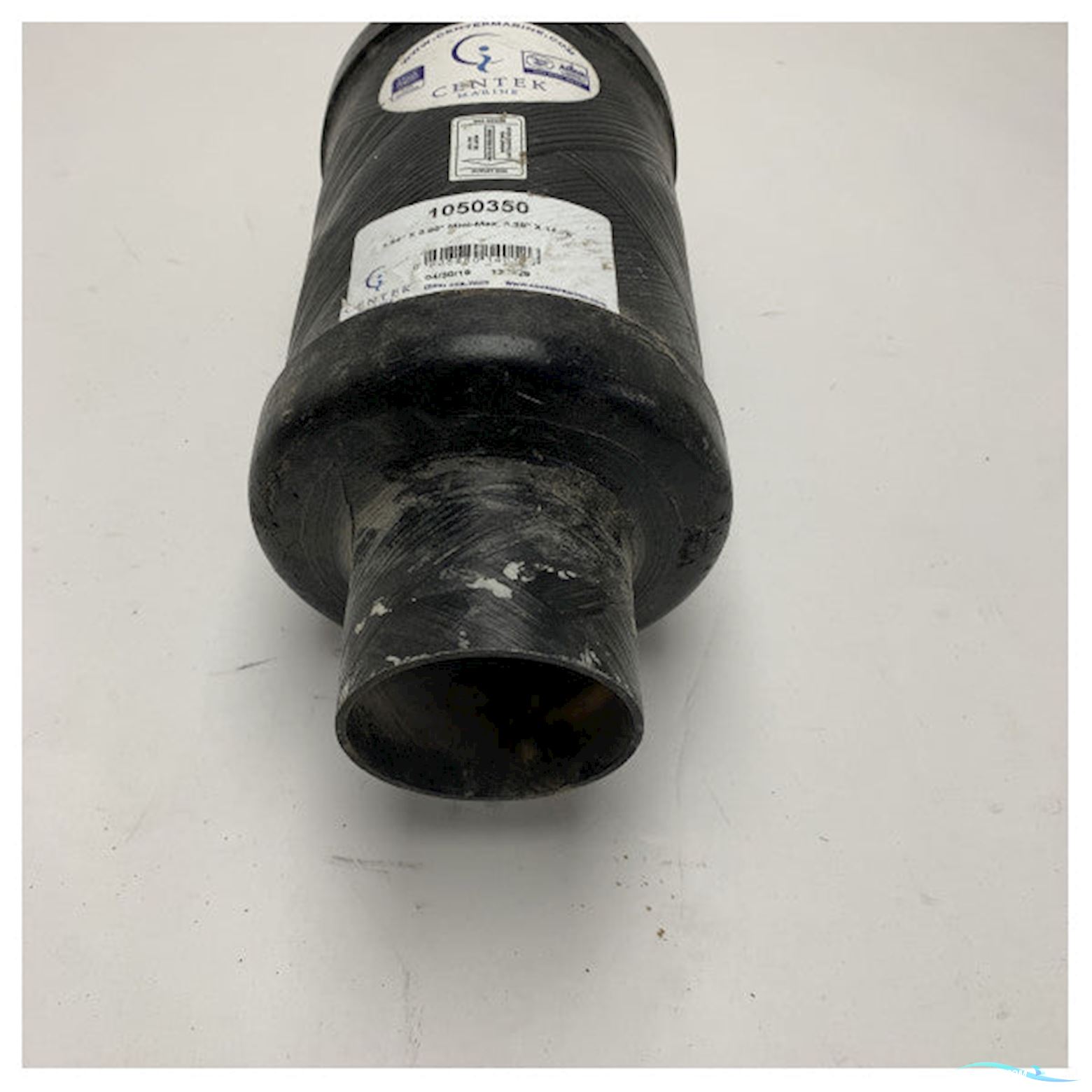 Centek Marine 3.5 Inch Black Grp Exhaust Muffler - 1050350