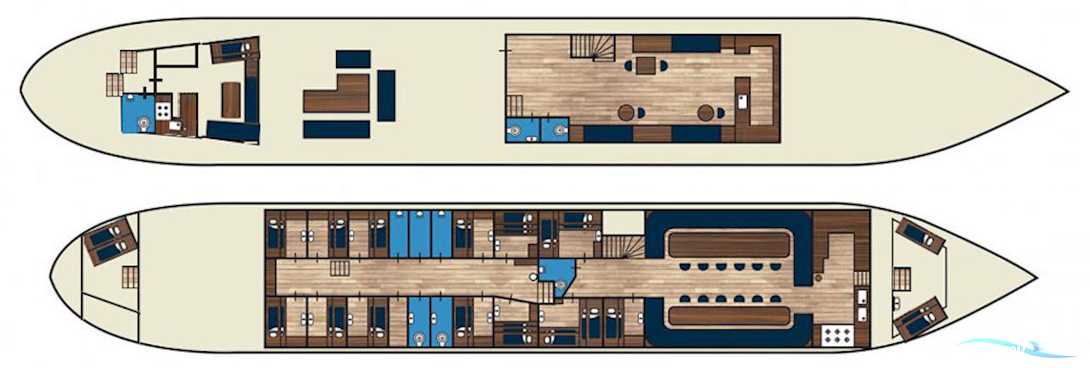Drie mast Topzeil Schoener Swaensborgh