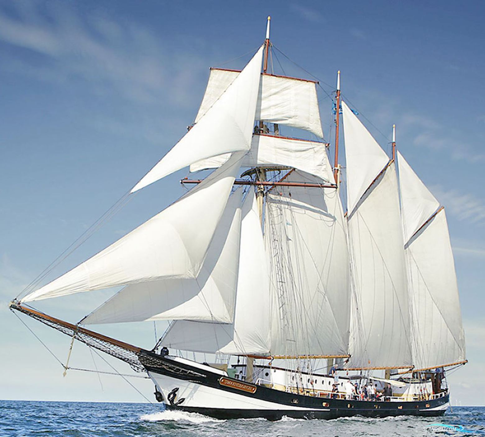 Drie mast Topzeil Schoener Swaensborgh