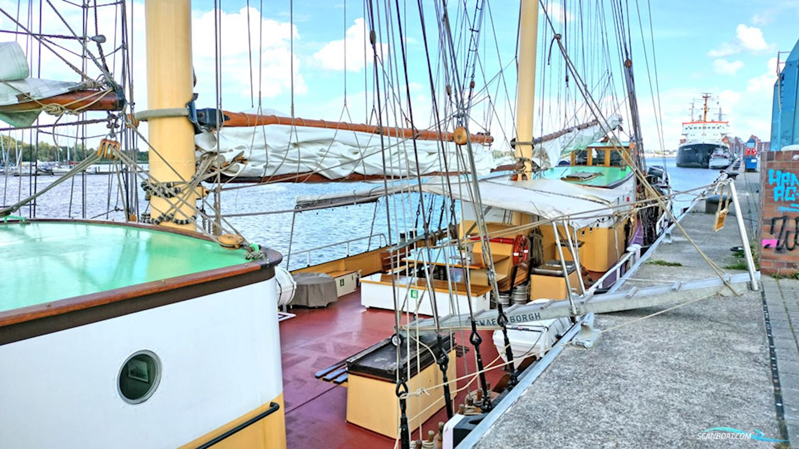 Drie mast Topzeil Schoener Swaensborgh