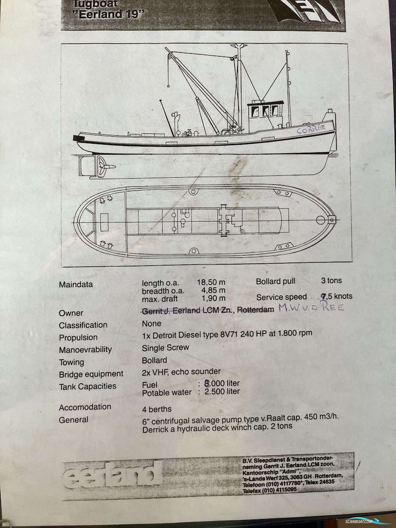 Hollandsk slæbebåd