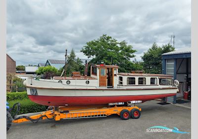 Klassiek Motorjacht 13.80, ex Barkasse Hus- / Bobåd / Flodbåd 1930, med Gardner<br />5LW motor, Holland