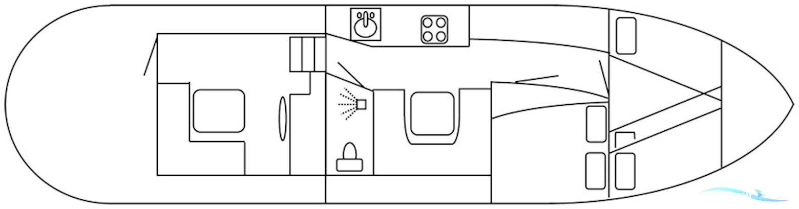 Kotter varend woonschip 14.95
