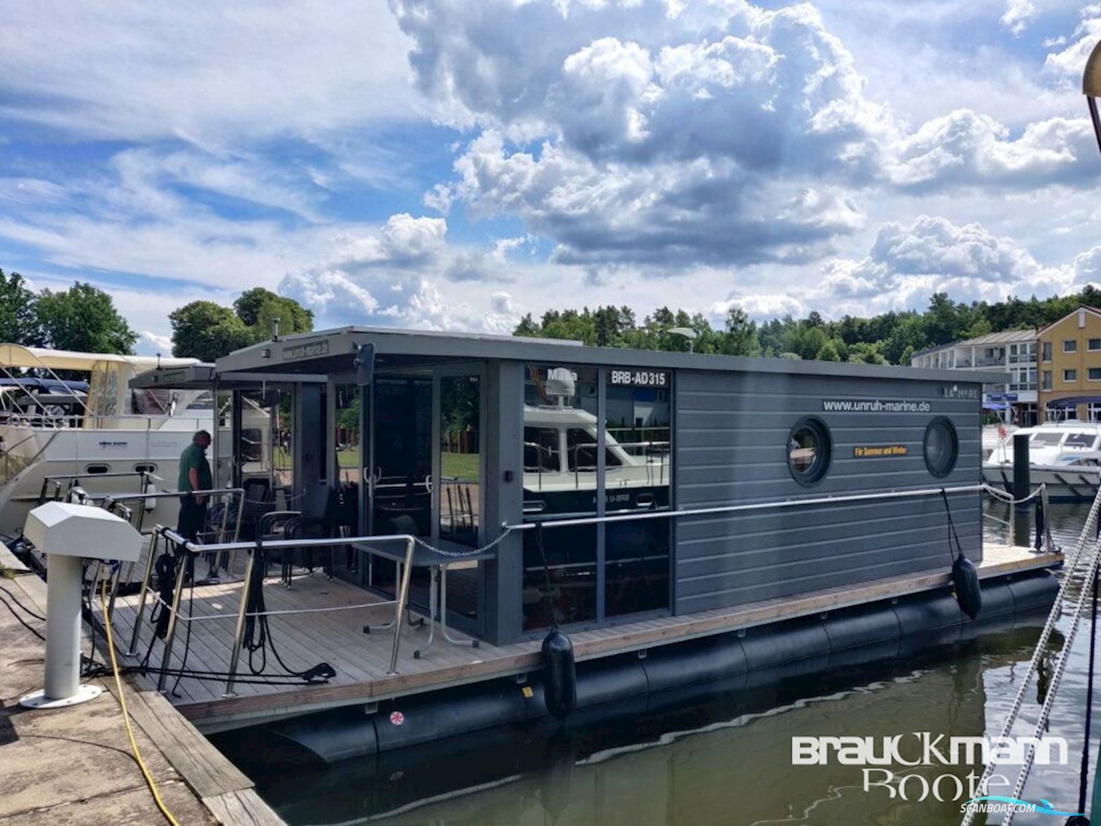 La Mare Apart L Hus- / Bobåd / Flodbåd 2019, med Honda motor, Tyskland