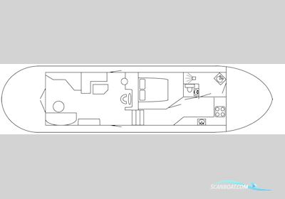 Luxe Motor 16.20 Deckhouse Hus- / Bobåd / Flodbåd 1927, med Mercedes<br />OM366 motor, Holland